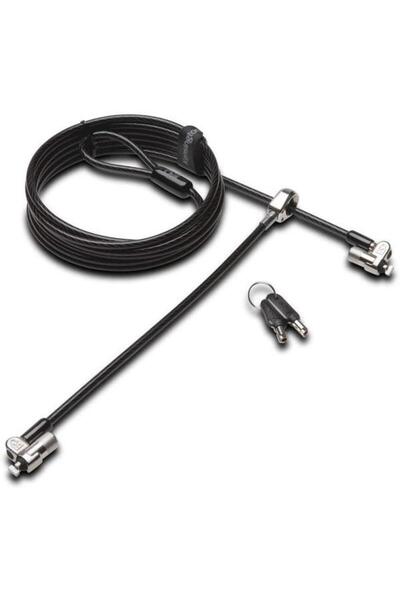 KENSINGTON Lacăt cu cablu K66533, două chei, lacăt cu cheie MicroSaver (negru)