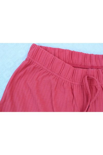 Org Marka Store Fleur bel rubber sus shoulderless pocketless tril tril combed short
