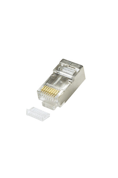 LogiLink Set conectori RJ-45 pentru cablu FTP/SFTP, Cat 5e, ecranați, plastic...