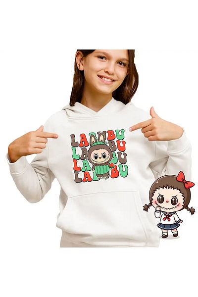 OEM Labubu Kids Girls' Watermelon Sweatshirt