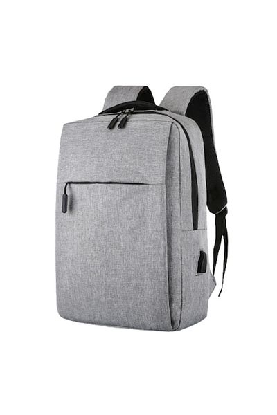 AlexVerity Smart Backpack, AlexVerity, USB Port, 2 Zippers, Water-Resistant, 42 x 30 x 12 cm, Grey