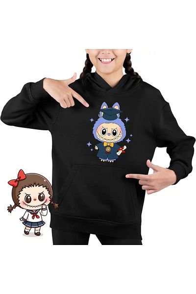 OEM Labubu Girls' Graduation Children's Sweatshirt