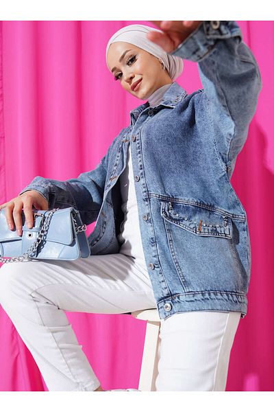 DEDEMAX Denim Jacket - Blue -