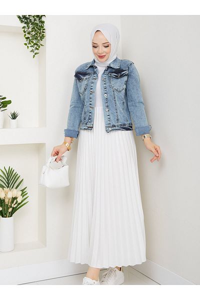 DEDEMAX Denim Jacket - Blue -