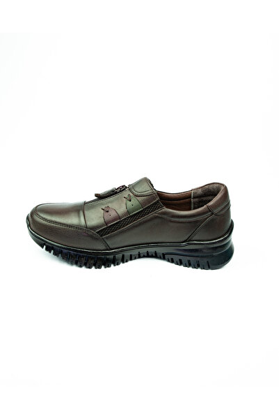 Voyager Z006 Brown Leather Women's Casual Shoes