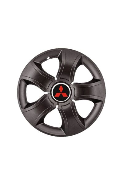 Autohelix MSA Set de 4 capace de jantă Bis Black R14 pentru gama auto MitsuBi...