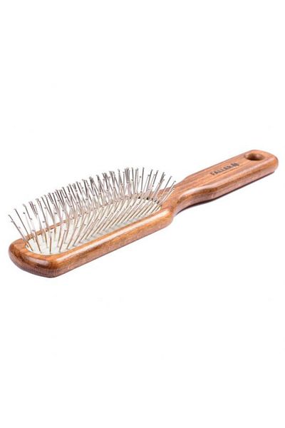 Keller Rectangular wooden beech brush with stainless steel bristles