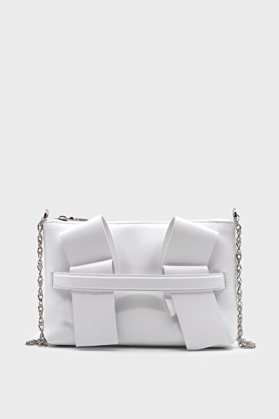 SHOEMOL Sco-043 White Women's Shoulder Bag
