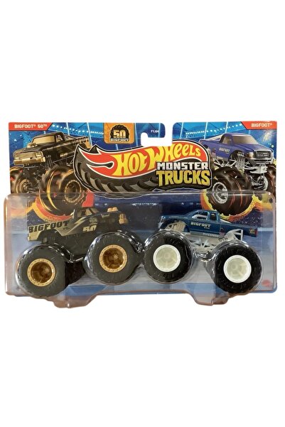 HOT WHEELS MONSTER TRUCKS - BIGFOOT 50th & BIGFOOT DIECAST TOY TRUCKS 1:64