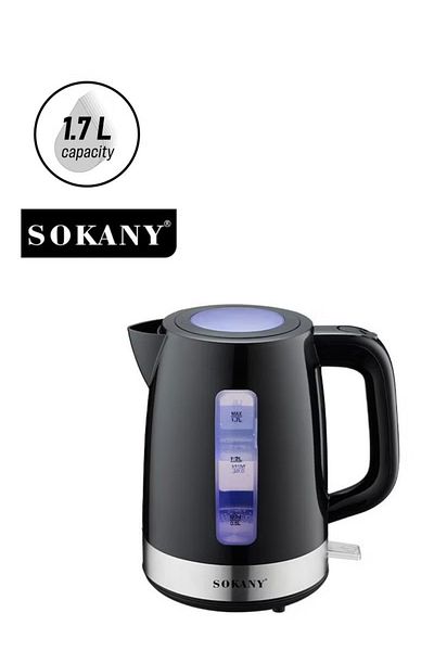 SOKANY SK09006 Electric Kettle 1.7 Liter - 2200 W