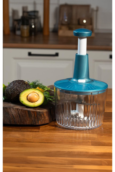 My Kitchen Solingen 3 Bıçaklı Manuel Doğrayıcı El Rondosu El Blenderi El Basmalı Rondo