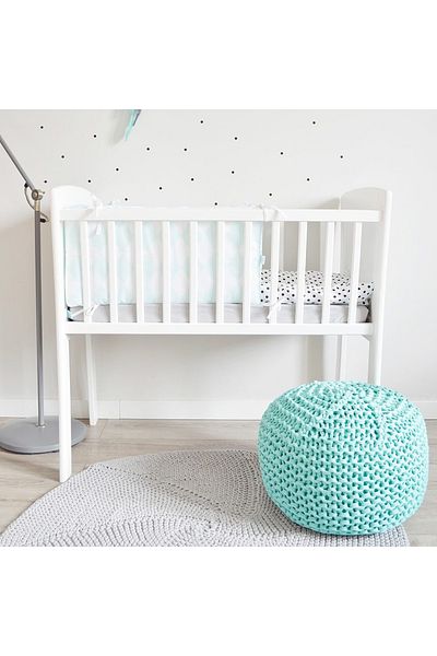 OEM Small co-sleeping wooden crib, White with Coconut Foam Mattress 90 x 40 x 7 cm
