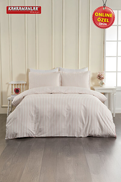 Kahramanlar Duru Double Duvet Cover Set 100% Cotton