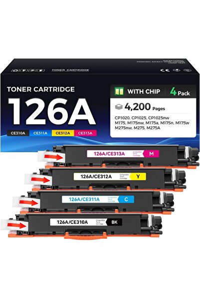 HP LaserJet Pro 100 color MFP CP1025 CP1025nw M175nw TopShot M275 Printer Ink...