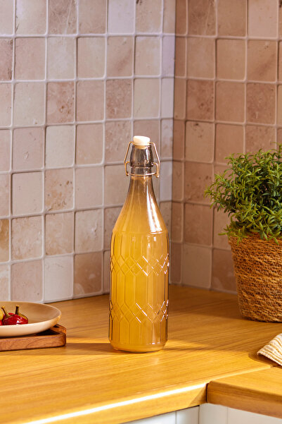 Karaca Storica Kilit Kapaklı Yağ Şişesi 1000 ml