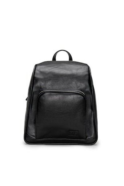 OEM Backpack with Two Zippers, Material, Black
