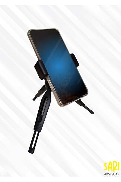 Tripod Selfie Çubuğu Masaüstü 360 Derece Dönebilen Ayaklı Telefon Tutucu