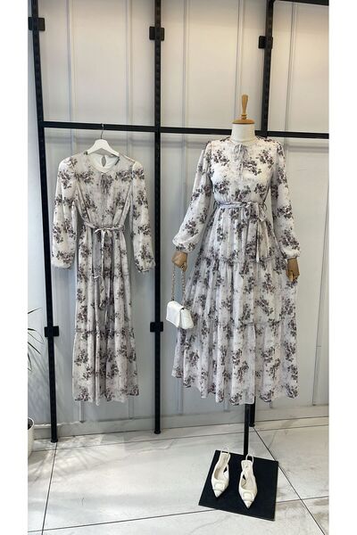HİJAB STORE DESENLİ ELBİSE
