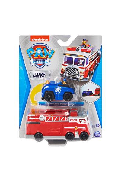 Spin Masters Patrula Catelusilor Camion De Pompieri Cu Figurina Metalica