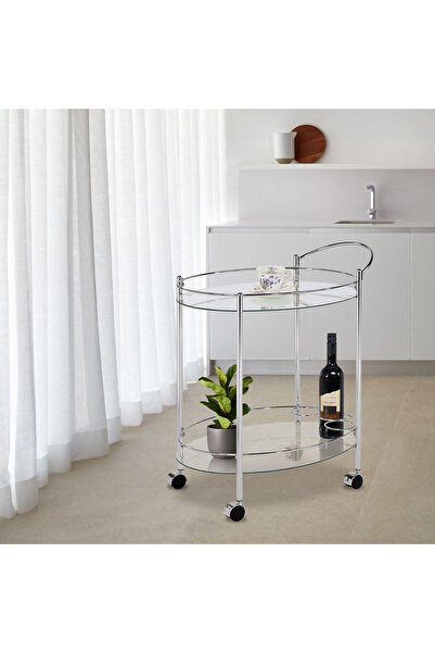 Home Box Bren 2-Tier Serving Trolley