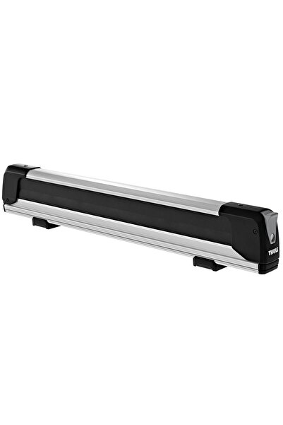 Thule SnowPack Extender 7325 Silver 5-pair ski rack, T-profile aluminum bars
