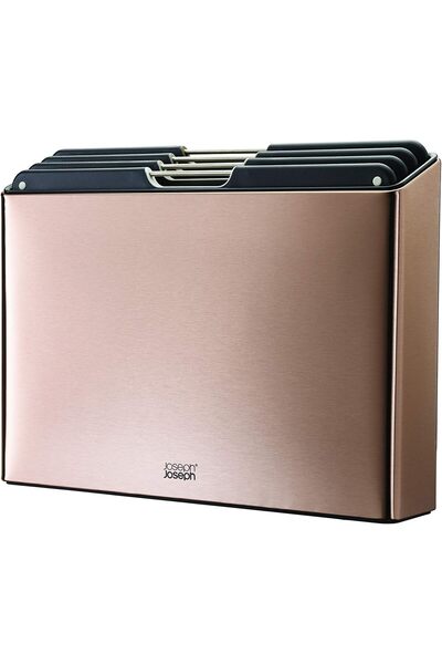 AC BOX Joseph Folio Stand Cutting Board 4 Steel, Rose Gold Ac Box 861931