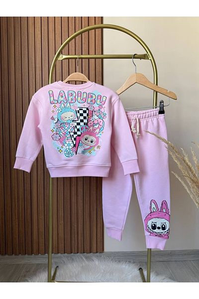 Alvadonna Labubu Girl's Bottom Top Set