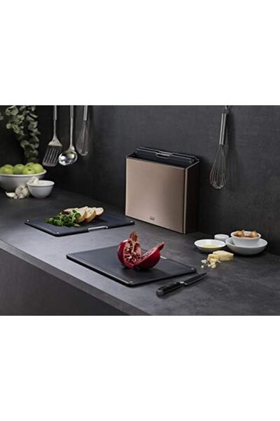 AC BOX Joseph Folio Stand Cutting Board 4 Steel, Rose Gold Ac Box 861931