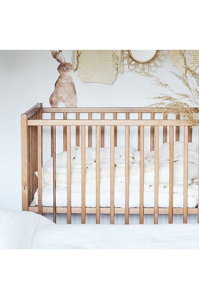 OEM Wooden baby crib, adjustable mattress height, Stardust Craft vintage 120A 60 cm
