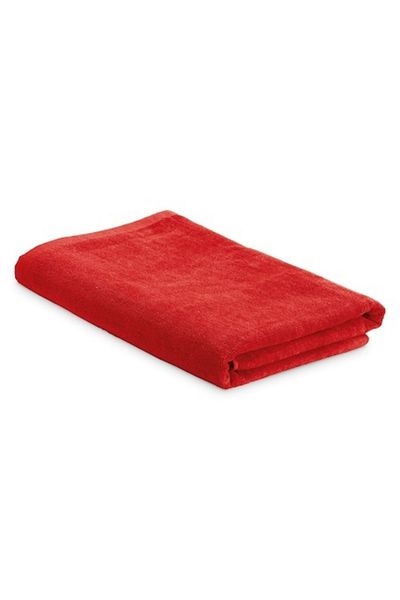 OEM Velvet Cotton Beach Towel, 800 x 1500 mm, Red
