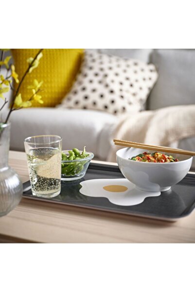 IKEA tepsi, desenli-çok renkli, 28x37 cm