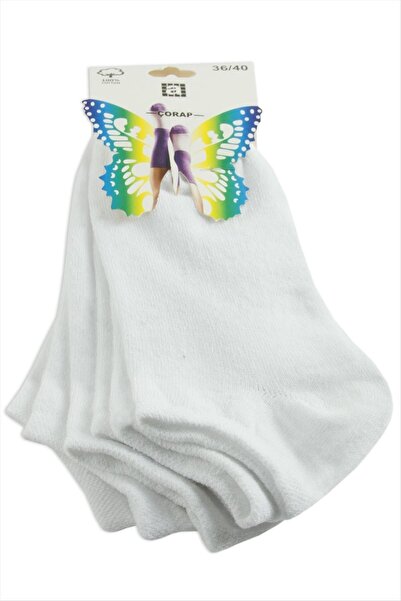 CT STONES 3 Pairs of White Colored Sneakers Socks