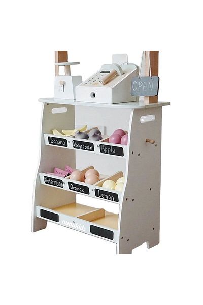 Woody Buddy - Market Stand - White - 4 Pcs