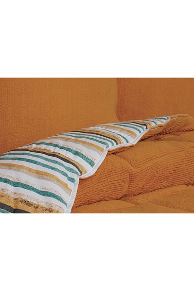 Evim Alves Double Sided Double Duvet Cover Set Orange 200X220Cm