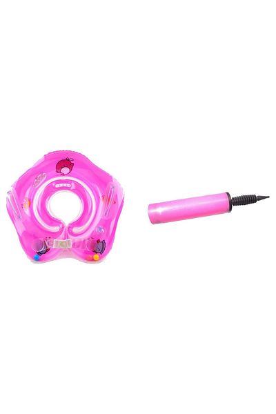 PIKKABOO - Iswimsafe Infant Neck Floater Pink With Inflate