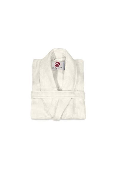 Red Mountain Bathrobe made of Egyptian cotton, Red Mountain, white-cream, size 2XL, men