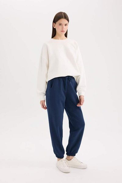 DeFacto New Season Jogger Flexible Band Leg Lace-Up Long Length Thick Sweatpants with Pockets