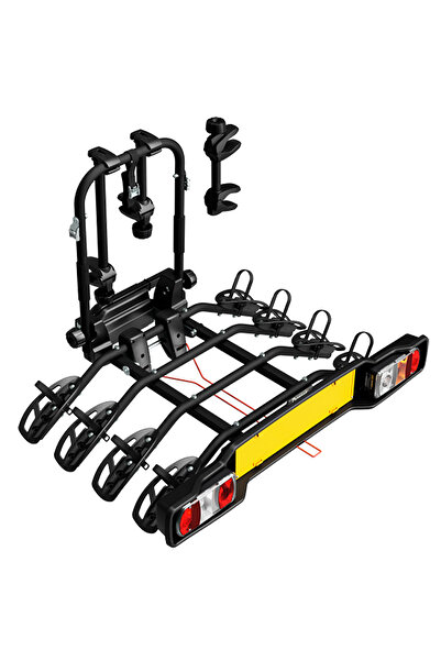 PERUZZO Suport biciclete Parma 4 biciclete 706/4N negru cu prindere pe carlig...