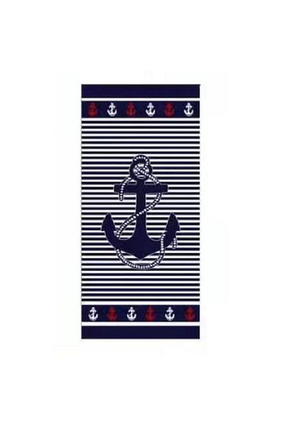 Pin Trade SRL Beach Towel 70x150cm Microfiber Multicolor Anchor Design