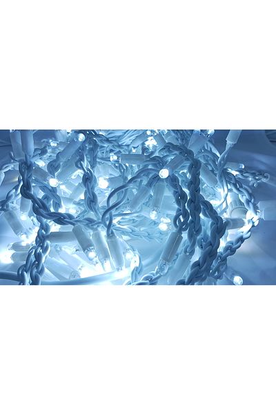 SDX Market Christmas installation, 8 m FLASH fringe Cold White, 176 LEDs, P9116W / fringes Sdx Marketï¿½
