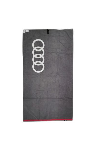 move Audi Gray Towel for Bathroom or Beach, 50x100cm, 100% Cotton