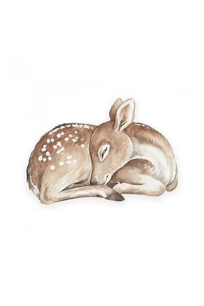 Babysteps by Urban Haul Bambi Children's Pillow - Plush Pillow, Animals, Children's Room Accessory, Themed Decor