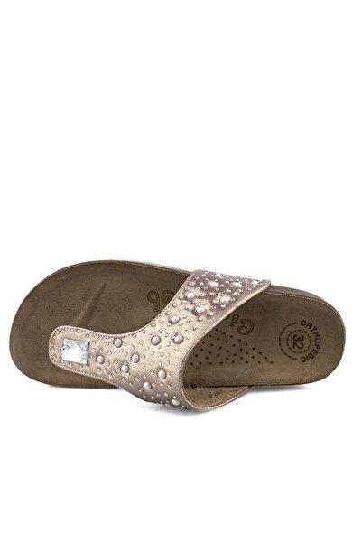 Cici Bebe Ayakkabı Stoned Powder Girl's Flip Flops