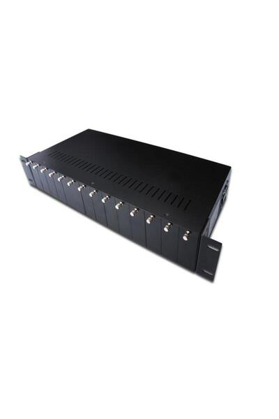 Digitus Media Convertor, Digitus, 14 sloturi, 2U (Negru)