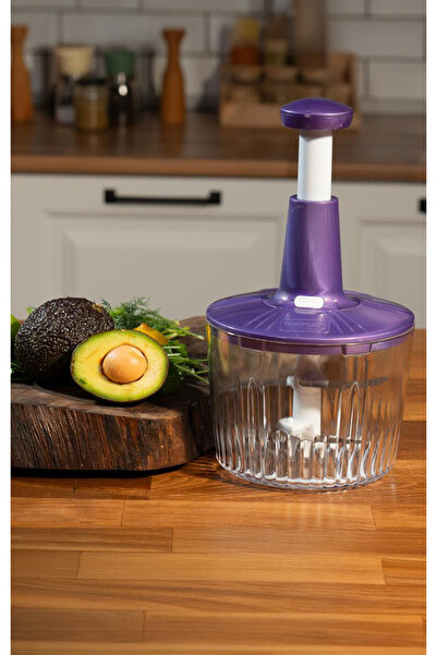 My Kitchen Solingen 3 Bıçaklı Manuel Doğrayıcı El Rondosu El Blenderi El Basmalı Rondo