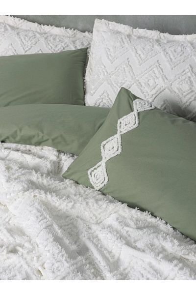 Cotton Box Limi Double Bed Cover Duvet Cover Set Luke Cream