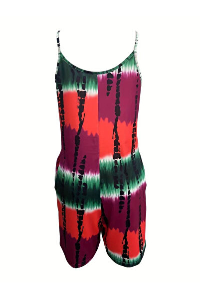 Modayakamoz Women's Rope Strap Round Neck Pocket Short Shorts Single Jersey Set