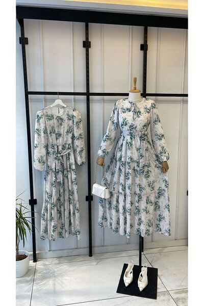 HİJAB STORE DESENLİ ELBİSE