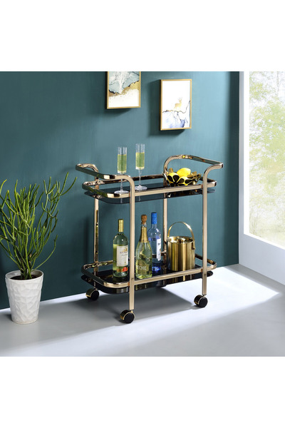 Home Box Welwick 2-Tier Serving Trolley