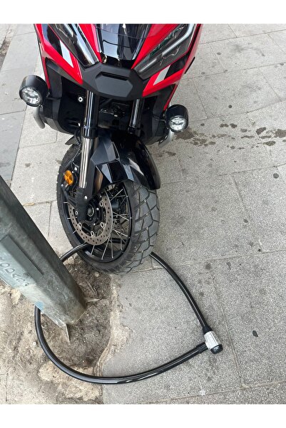 fimtech Motosiklet Kilidi Çelik Güçlendirilmiş Halat Zincir Kilit 25x200 Kesi...